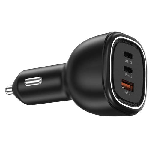 MD Car charger 165W Black