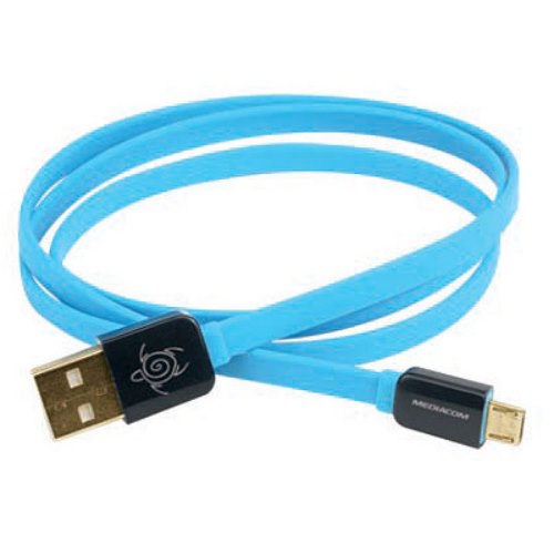 FluoCable micro usb Azzurro