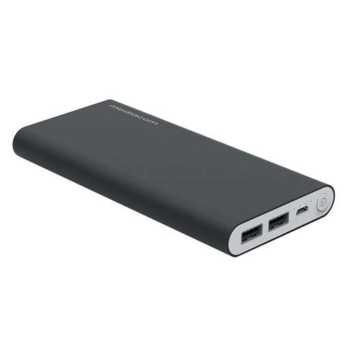 SOS Power Bank 10000 doppia uscita usb nero