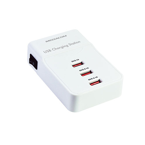 USB CHARGING STATION white