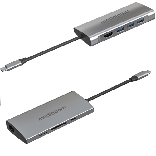 Docking station USB-C To HDMI - 3 USB - RJ45 - Card Reader - Power Delivery 100W