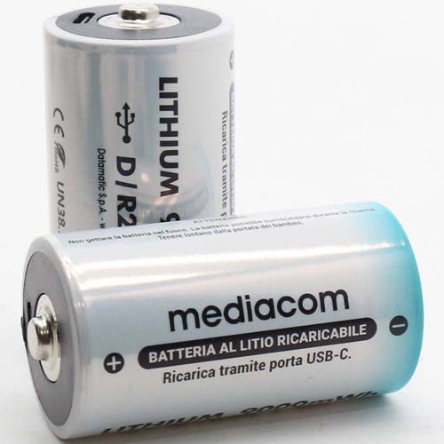 Carica Batterie Portatile d'emergenza Mediacom M-DCMC22 con 8 Attacchi  diversi Cellulari